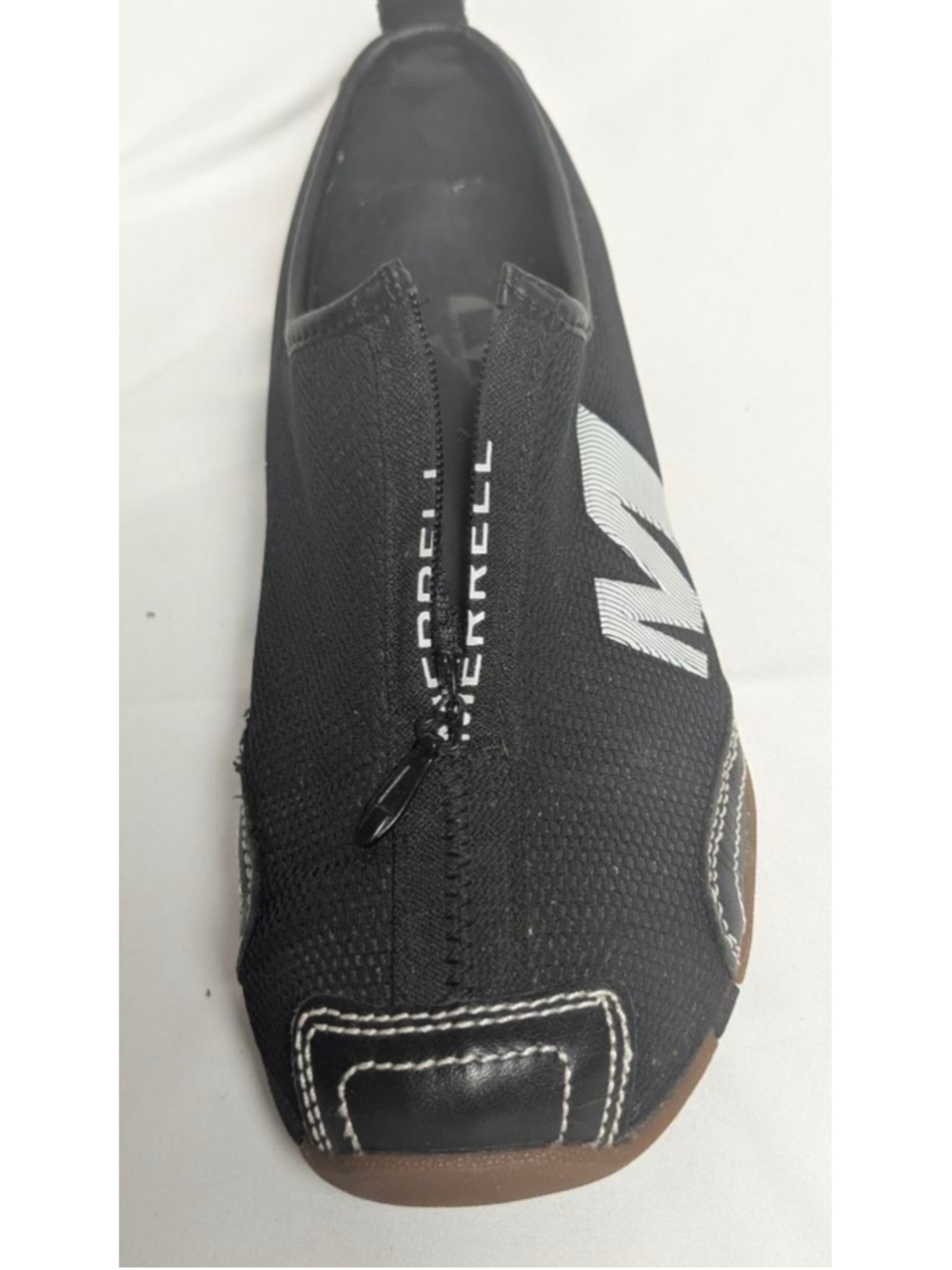 Merrell Barefoot Slip On Shoes Womens 7 Black Zip Athletic Sneakers - Picture 6 of 7